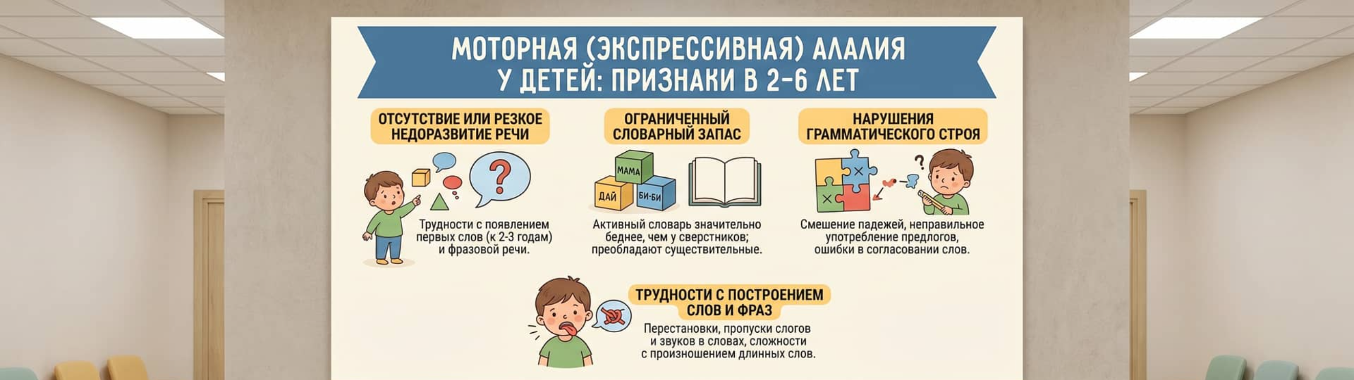 Сенсорная и сенсомоторная алалия у детей простыми словами