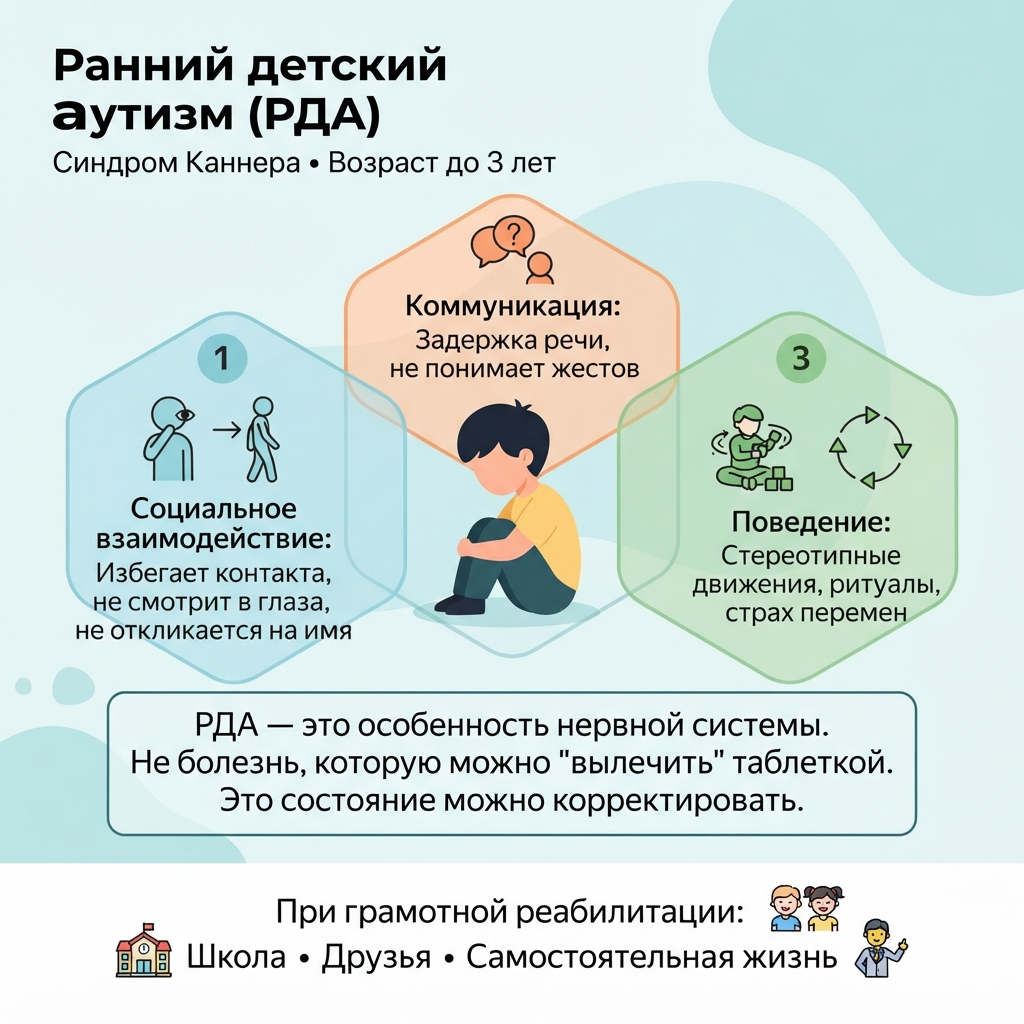 РАС и на какие сферы влияет