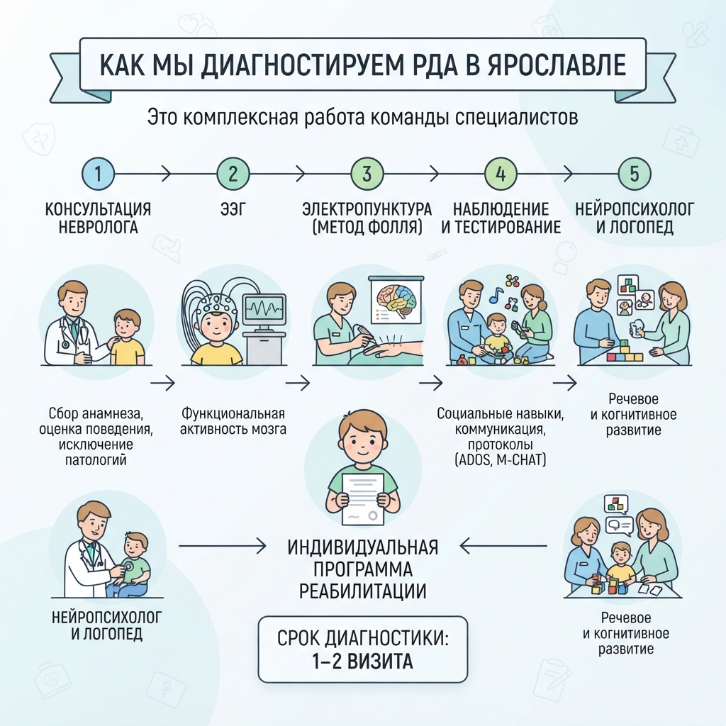 какие врачи и специалисты нужны для диагностики РДА