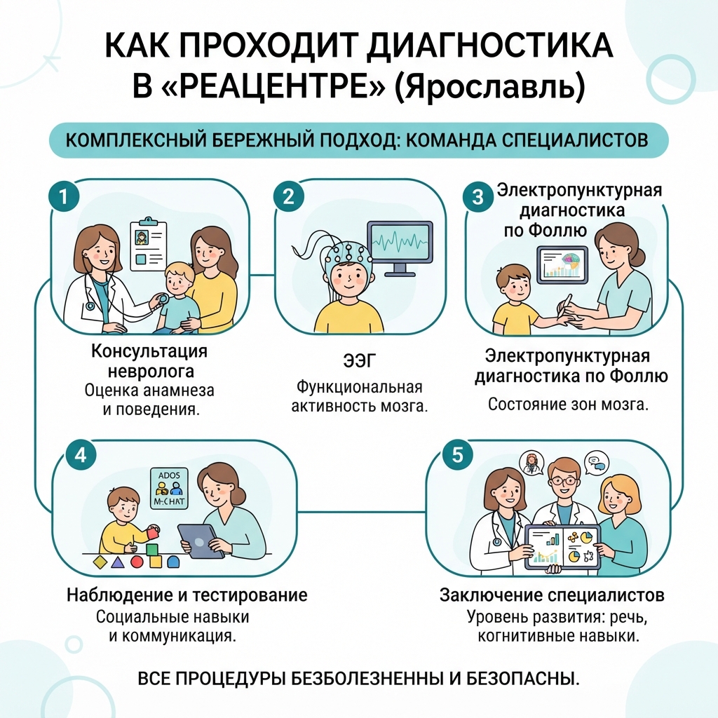 Как проходит диагностика атипичного аутизма в «Реацентре» (Ярославль)